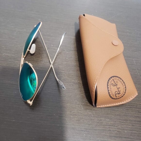 RAY-BAN Made in Italy RB3025 Aviator Large Metal 112/19 58-14mm 3N Sunglasses - Picture 5 of 16